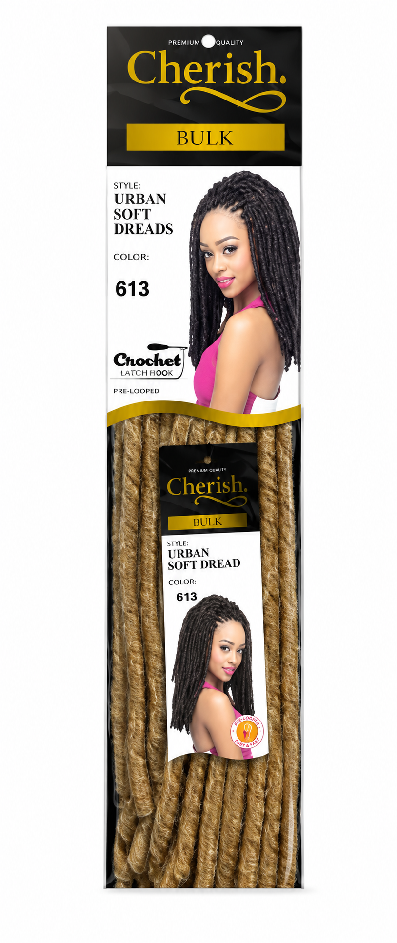 Cherish Bulk Urban Soft Dreads 613
